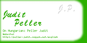 judit peller business card